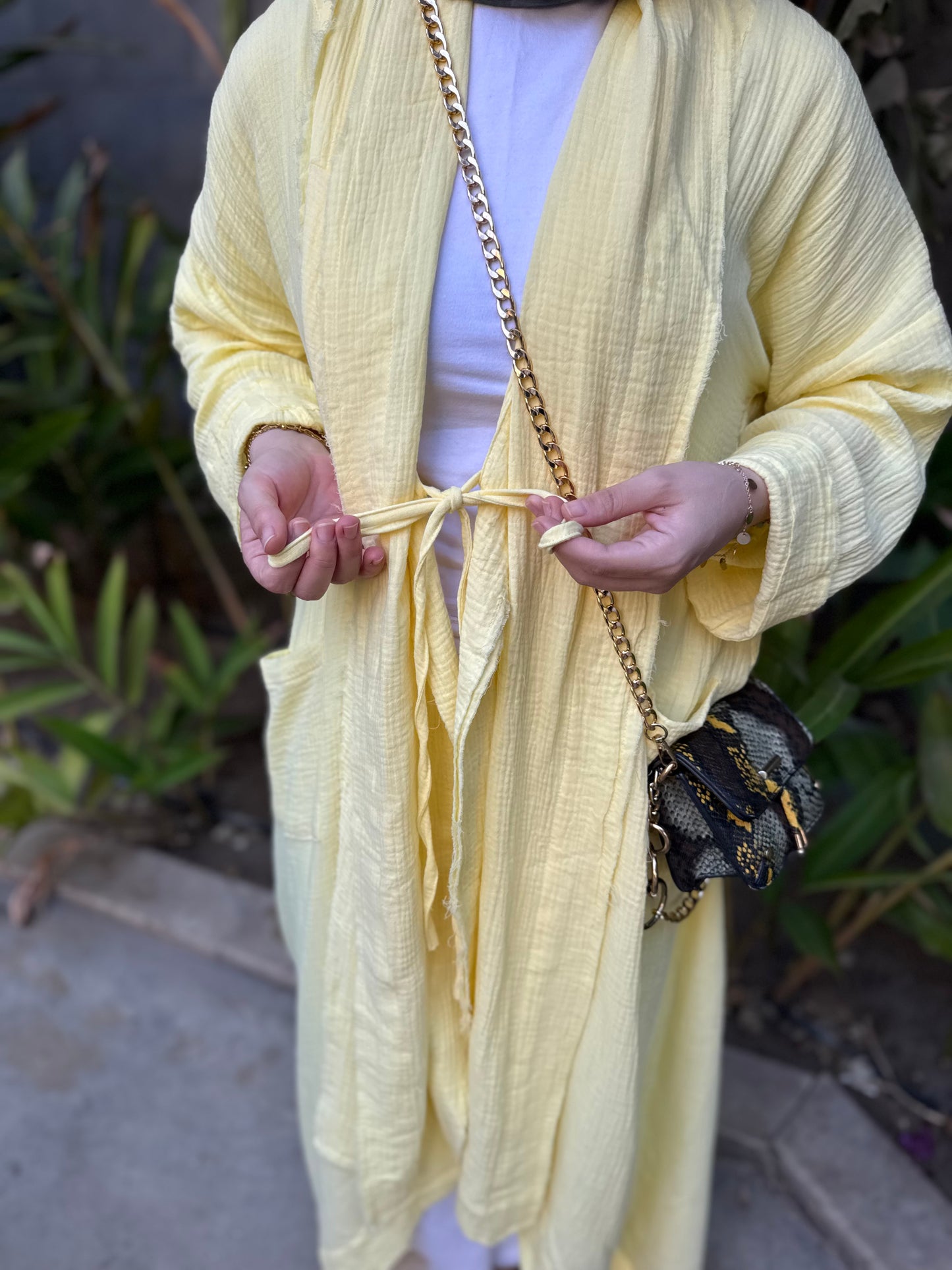 Lush Cardigan in Yellow
